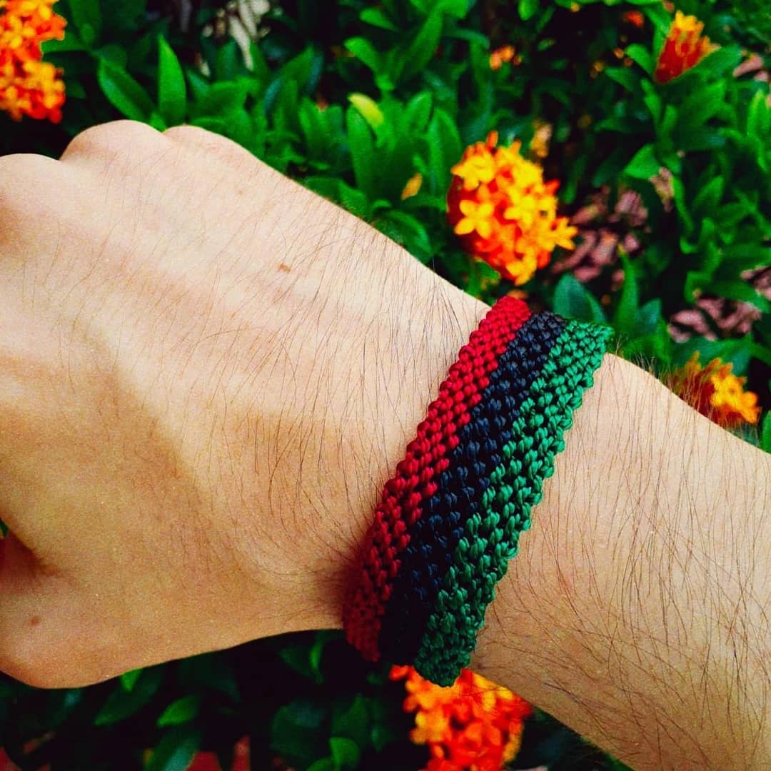 pulsera ancestral tricolor